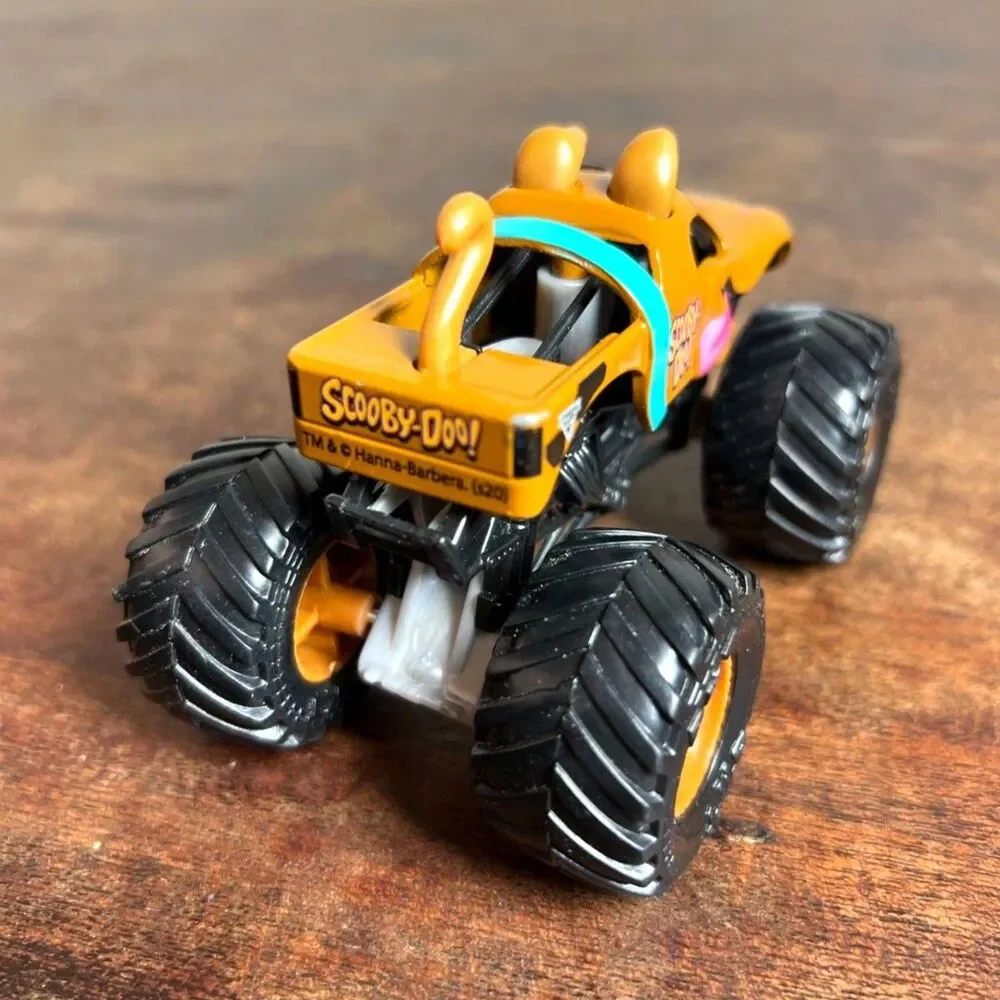 Monster Jam Diecast Monster Trucks - Scooby-Doo,  Dragon & Iron Warrior, Lot (3)